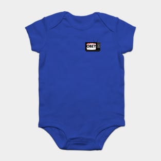 Obey TV 80's Horror Style Baby Bodysuit